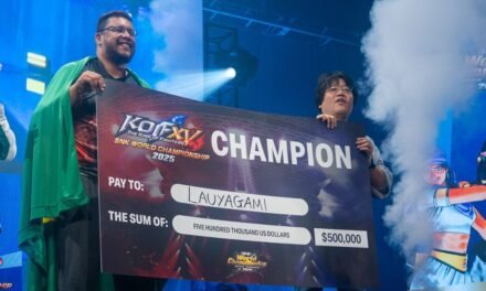 Brasileiro Lauyagami conquista mundial de King of Fighters XV