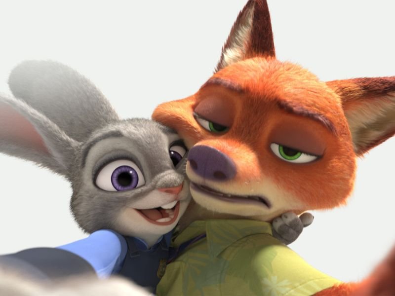 A dupla Judy Hopps e Nick Wilde