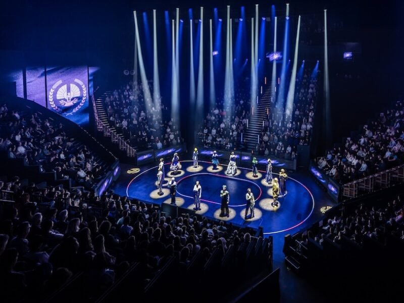 Palco peça "Jogos Vorazes"