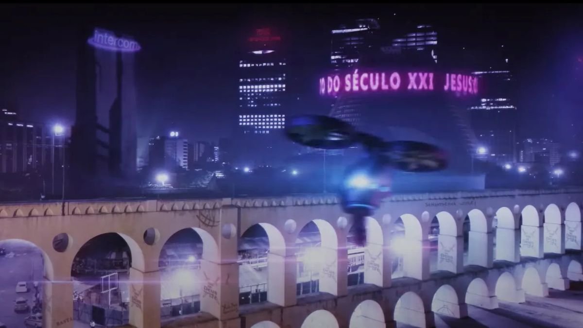 Poster Gambiarra o HD de espadas filme cyberpunk Cinefantasy