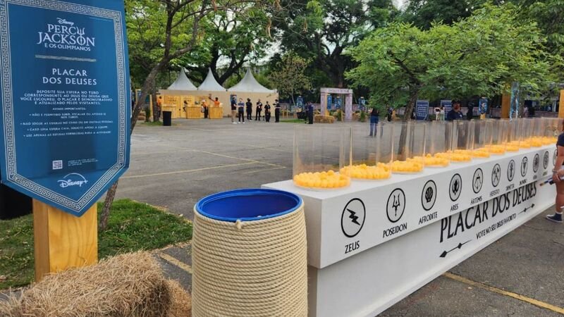 Uma das ativações de "Percy Jackson e os Olimpianos"