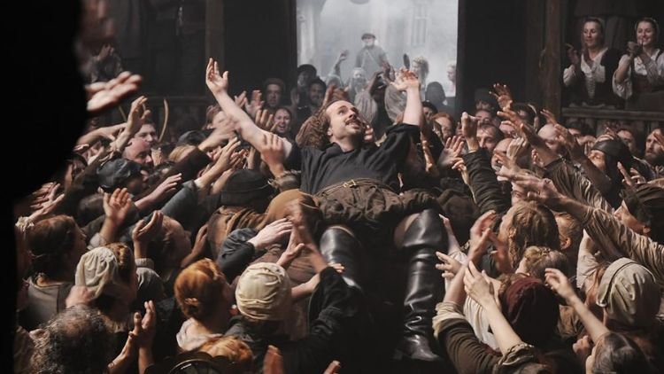 Rafe Spall vive William Shakespeare em "Anônimo" (2011)