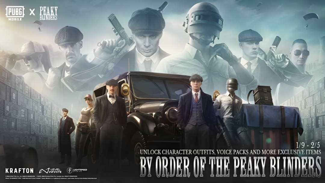 PUBG Mobile lança evento temático de Peaky Blinders