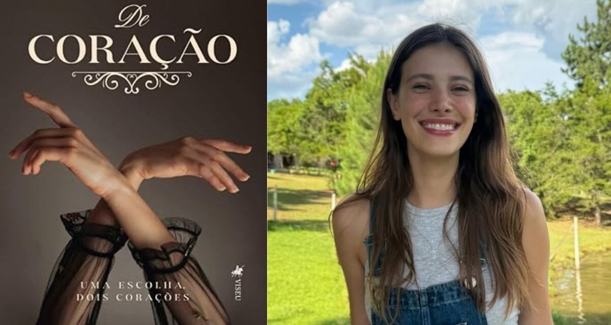 Atriz Caroline Dallarosa estreia como escritora com “De Coração”