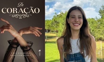 Atriz Caroline Dallarosa estreia como escritora com “De Coração”