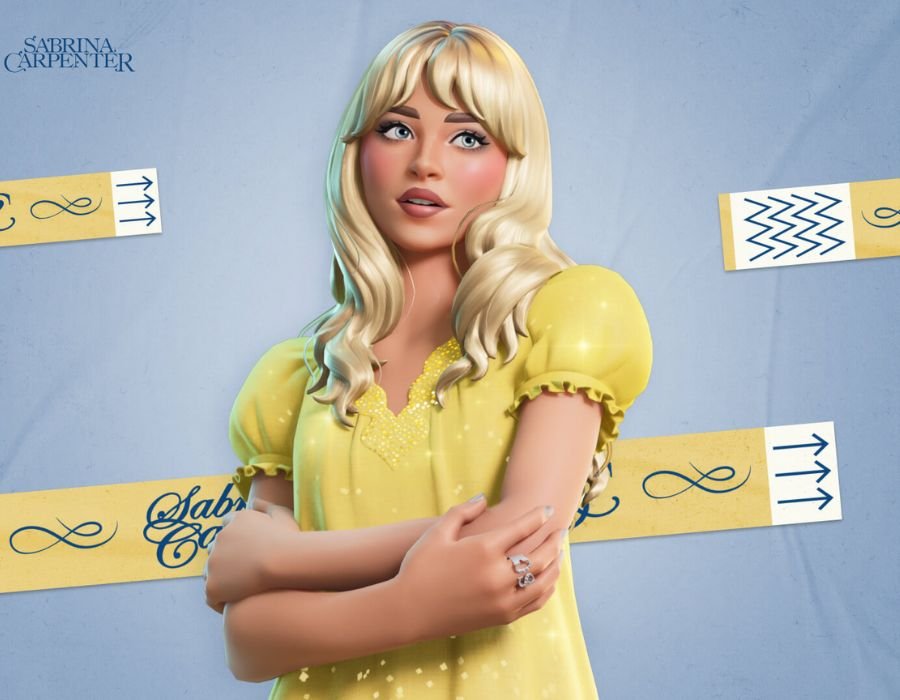Sabrina Carpenter no Fortnite