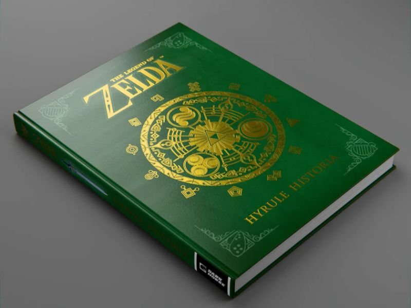 Edição oficial de Hyrule Historia, obra de The Legend of Zelda