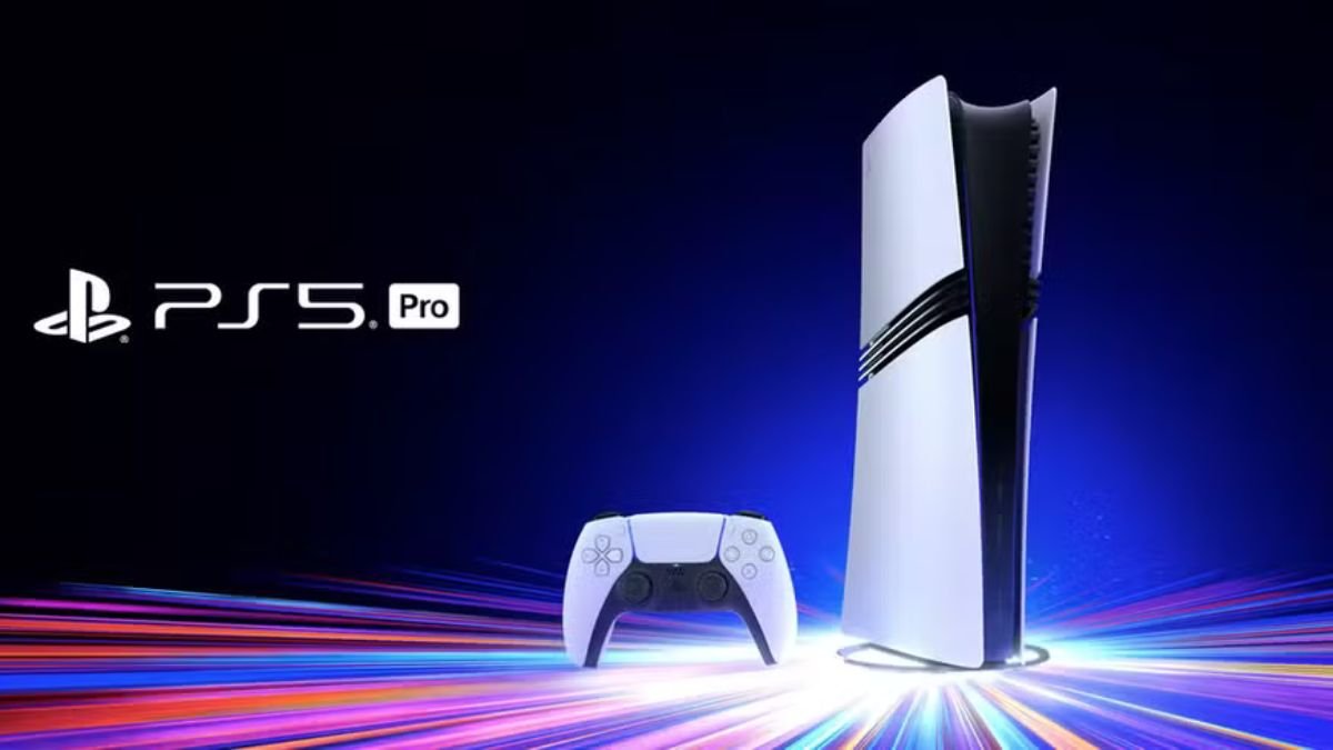 Console PS5 Pro da Sony com controle DualSense