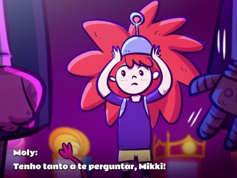 Cena do jogo "Apopia: Um Conto Disfarçado"