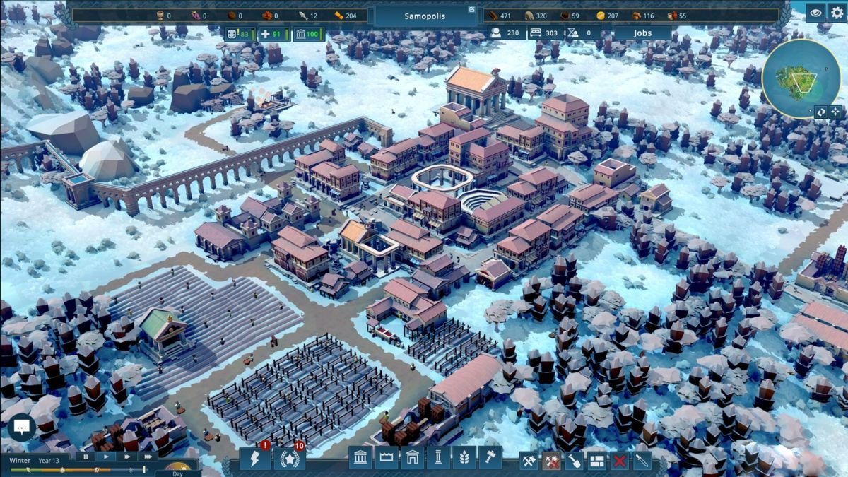 Cenas de Nova Roma, novo jogo da Hooded Horse