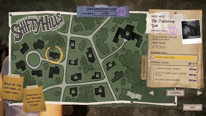 Trecho de Exploração em Burgle Supply Company