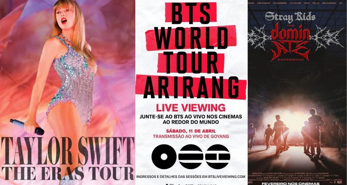Shows em cinemas crescem e conectam fãs além dos palcos