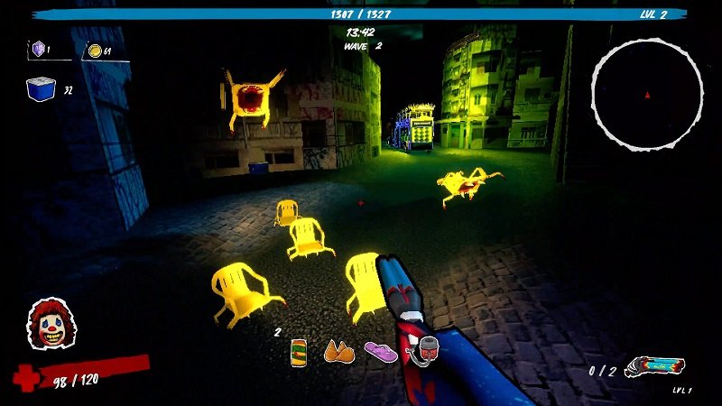 Gameplay de Caravana 2000, jogo da 2 Wedget 