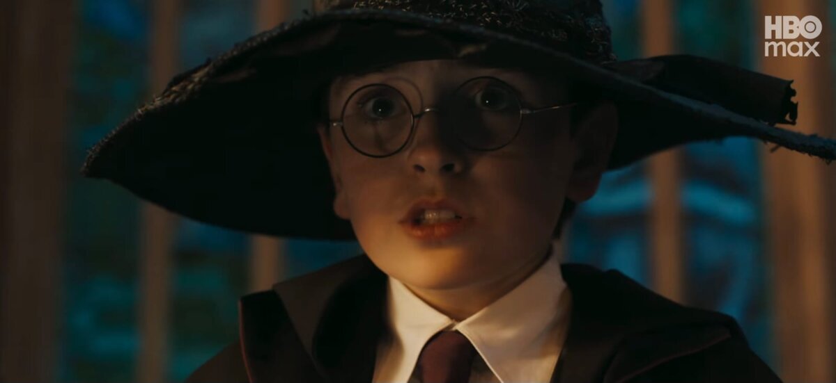 Harry Potter coloca o Chapéu Seletor e vai para a Grifinória