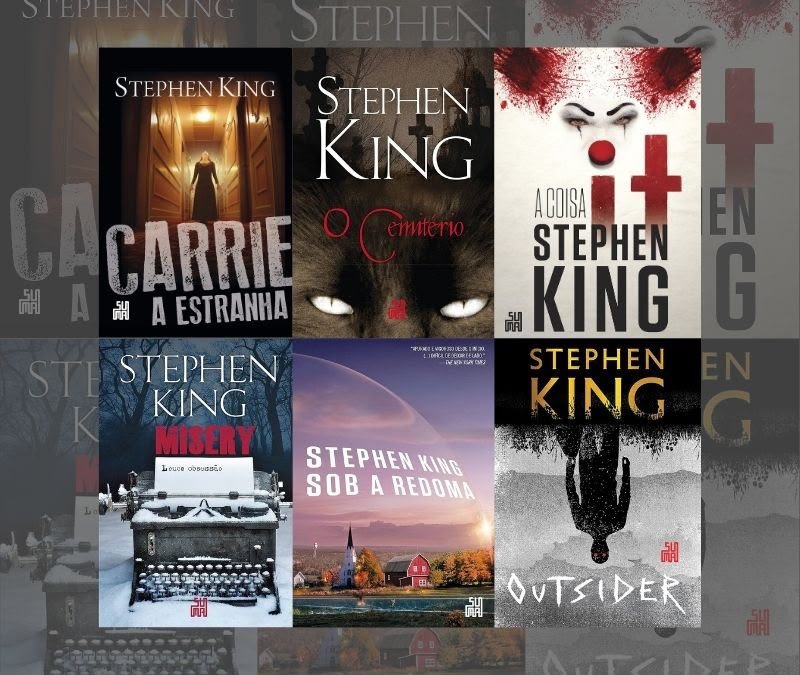 Capas de livros populares de Stephen King