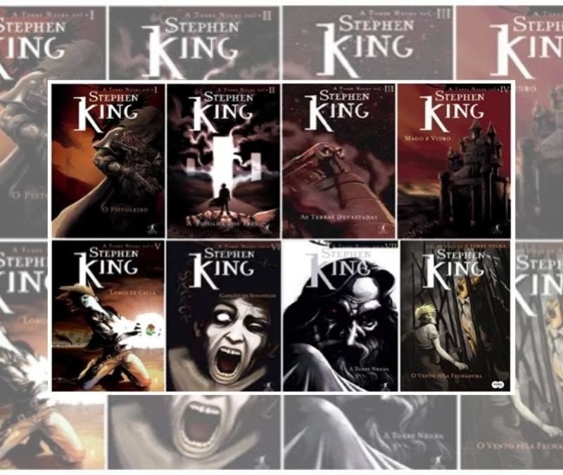 Capa dos livros da série A Torre Negra de Stephen King