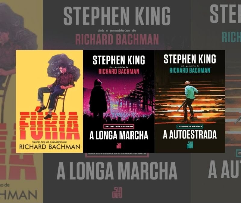 Capas de livros de Stephen King publicados sob o pseudônimo de Richard Bachman