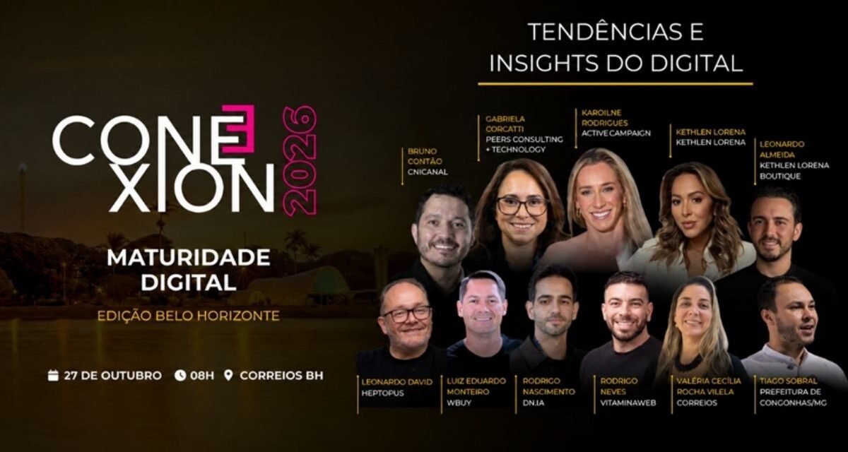 Conexion 2026 debate e-commerce e inteligência artificial em BH