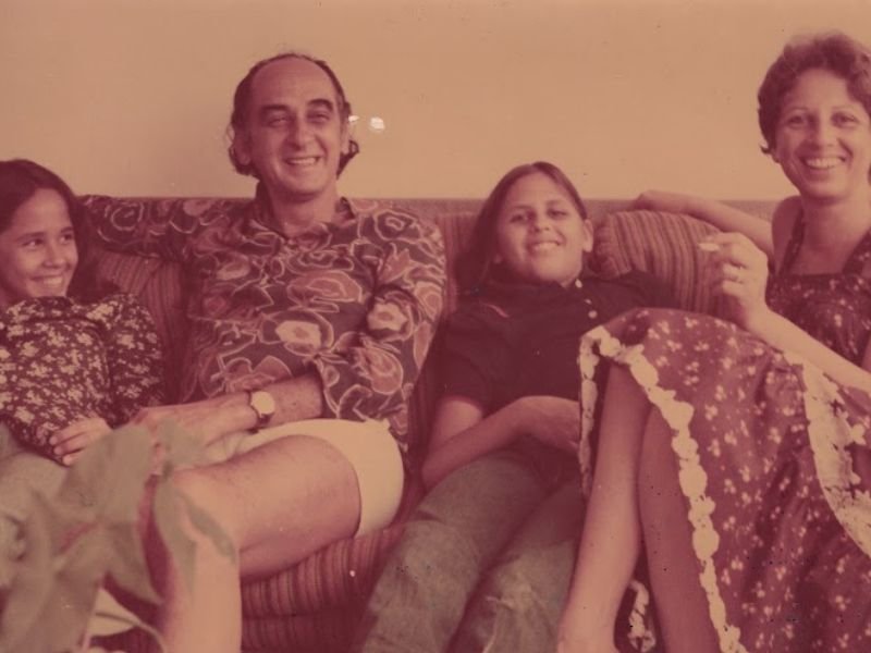 Família Ventura: Zuenir, Mary, Mauro e Elisa.