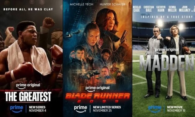7 lançamentos da Prime Video para maratonar em novembro de 2026