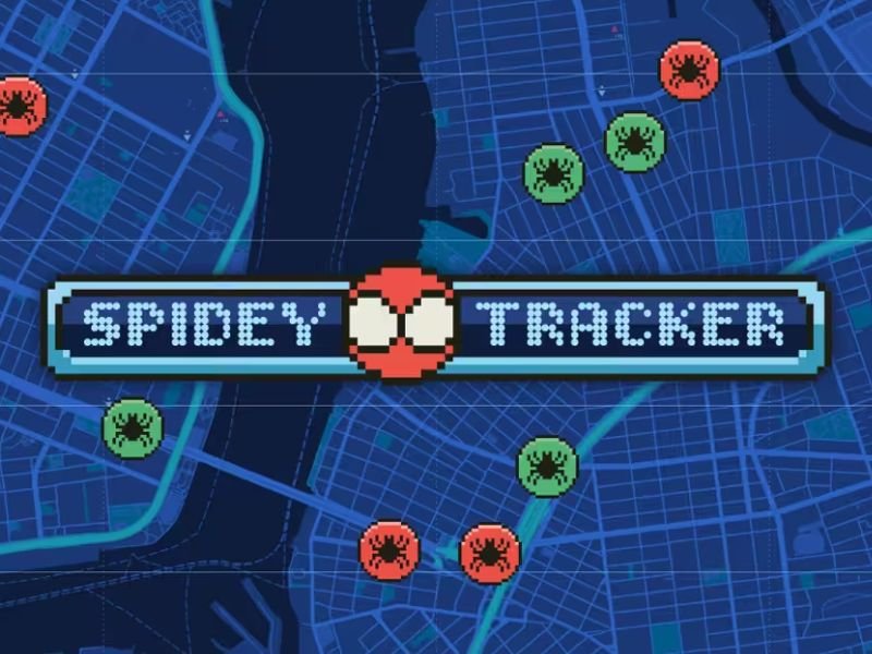 Spidey Tracker, aplicativo criado por Ned em "Homem Aranha: Sem Volta Pra Casa"