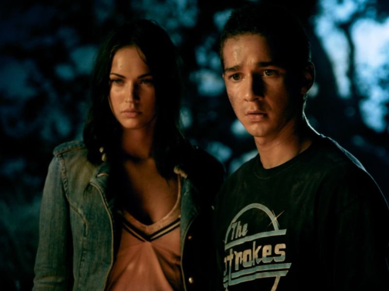 Shia LaBeouf e Megan Fox em "Transformers" (2007)
